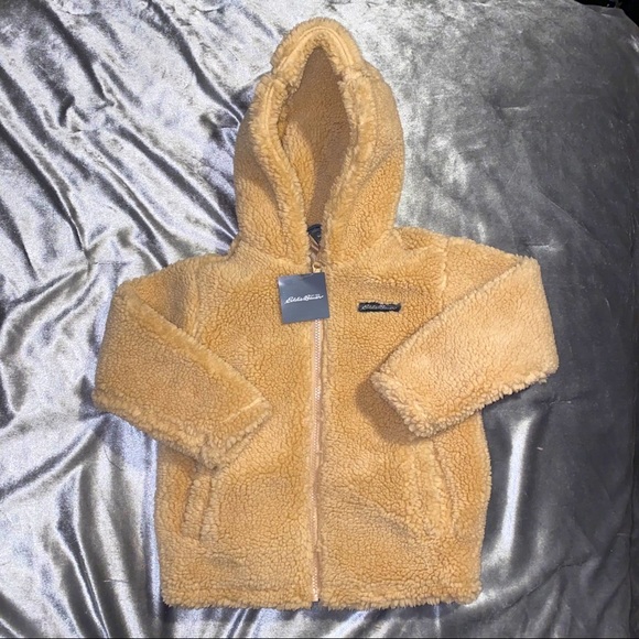 Like New Eddie Bauer Toddler Thick Sherpa Jacket Unisex - Picture 2 of 10